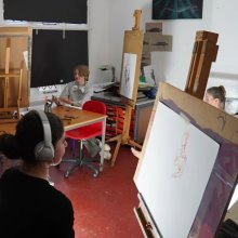 Sixth Form Artists Explore Life Drawing